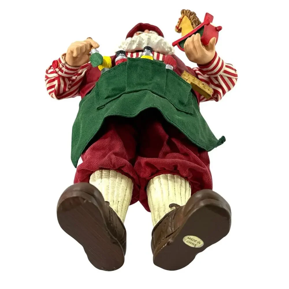 Possible Dreams Clothtiques Painter Santa “His Favorite Color” 10” Christmas